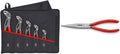 KNIPEX 5 Pc Pliers Set with Long Nose Pliers - Durable Tool Roll