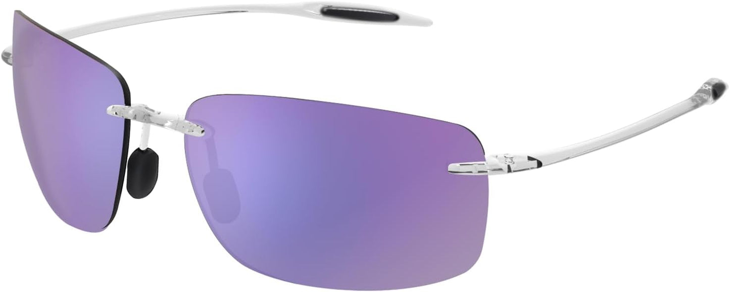 JULI Sports Sunglasses for Men Women Tr90 Rimless Frame MJ8009