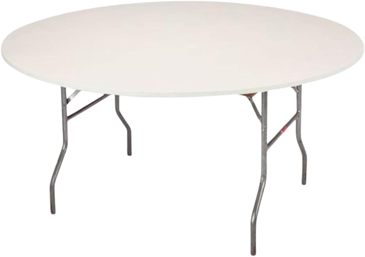Kwik-Covers 60 Inch Round Fitted Plastic Table Covers Bundle