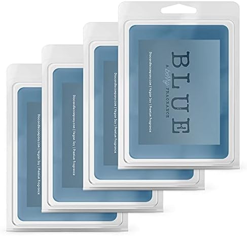 Blue Wax Melts 4 Pack Blueberry Scented Soy for Home Fragrance