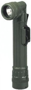 Olive Drab Mini Army Style Flashlight - Rugged Pocket Signal Light
