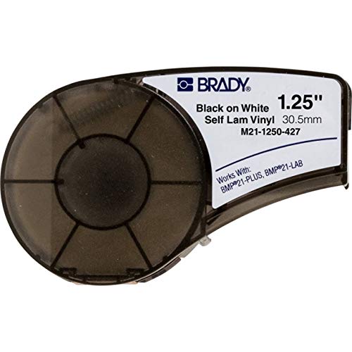 Brady M21-1250-427 Vinyl Wire & Cable Label Pack of 4 Cartridges