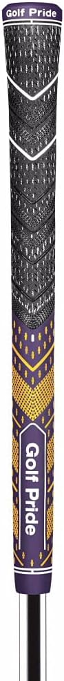 Enhanced Comfort: Golf Pride MCC Plus 4 Teams Grips - Purple/Yellow