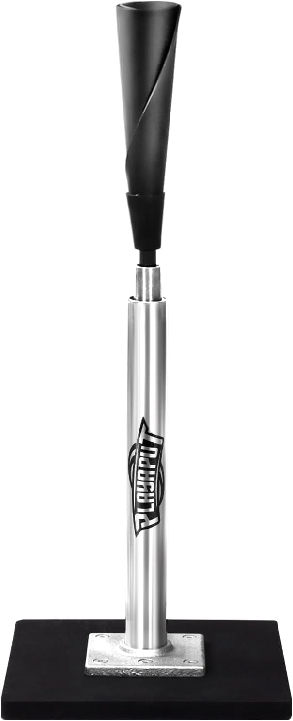 Professional Baseball Batting Tee with Adjustable Height 24-46 in