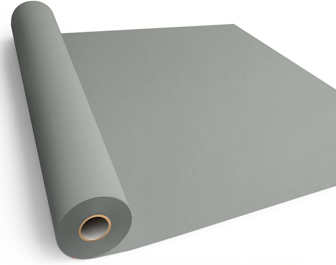 Light Grey Kraft Craft Paper Roll for Gift Wrapping and More
