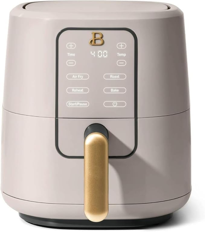 Drew Barrymore 3-Qt Air Fryer, TurboCrisp, 4 Presets, Dishwasher Safe
