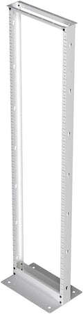 45U 2 Post Rack Open Frame Server Rack for 19 in Equipment - White