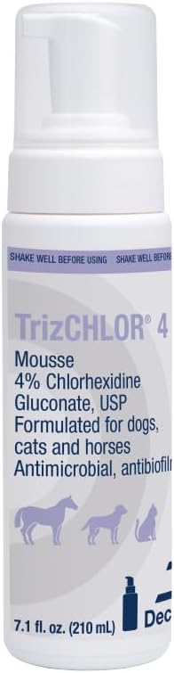 4 Mousse for Dogs, Cats and Horses - Easy-to-Use Skin Support