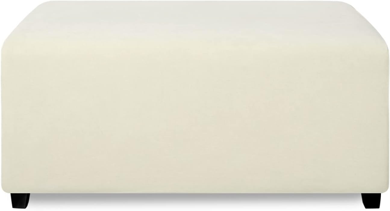 PureFit Super Stretch Ottoman Cover for Living Room Furniture