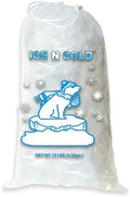 Ice Bags with Drawstring Closure 10lb 200ct - Durable Portable Ice
