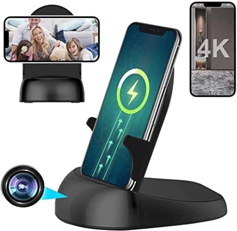 Hidden Camera Spy Camera WiFi Wireless Phone Charger for Home