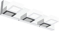 Modern LED Vanity Light 3 Light Acrylic Stainless Steel - Cool White