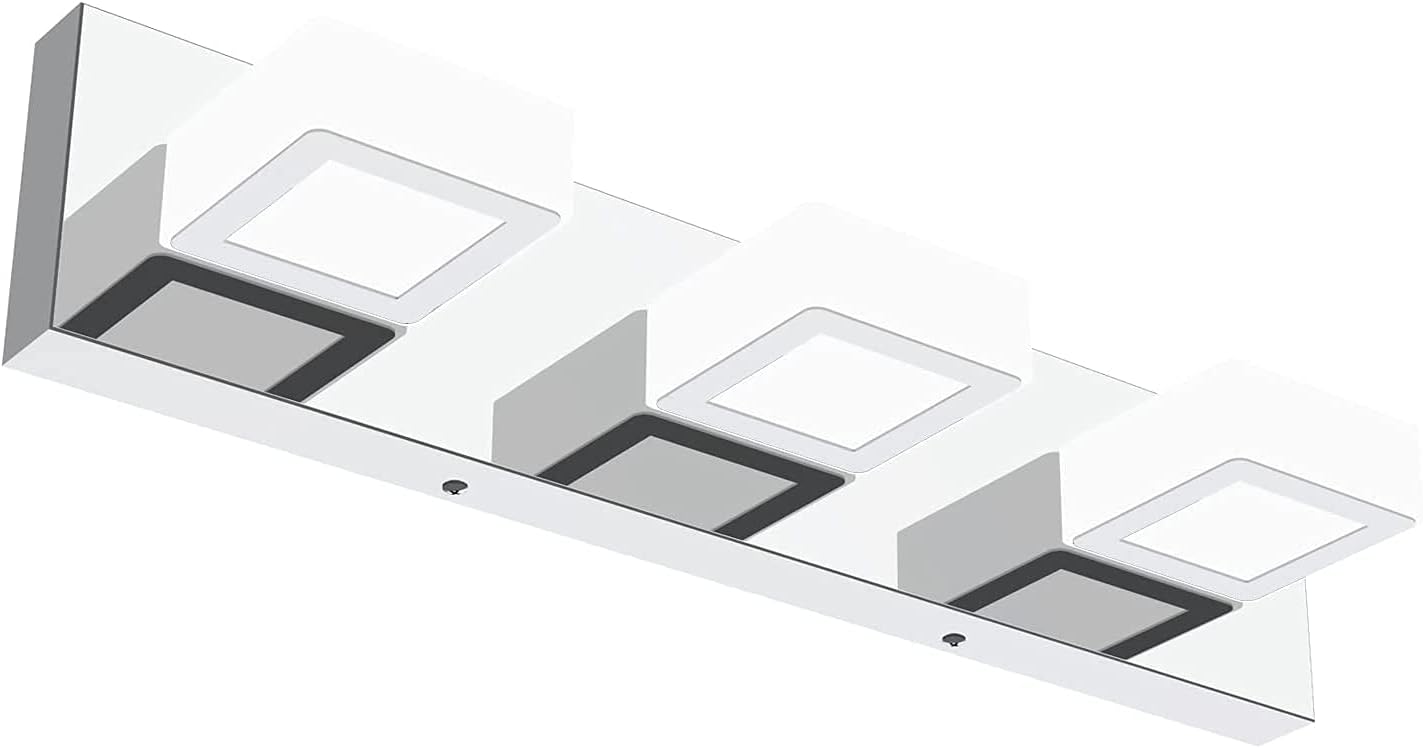 Modern LED Vanity Light with 3 Lights for Bathroom Lighting