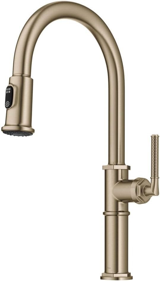 KRAUS Allyn Traditional Industrial Pull-Down Kitchen Faucet