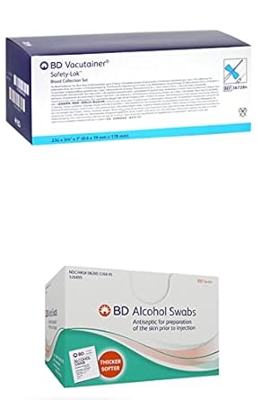 Becrton Dicrkinson 23 G One Box 50 Units + BD Swab 100 Units