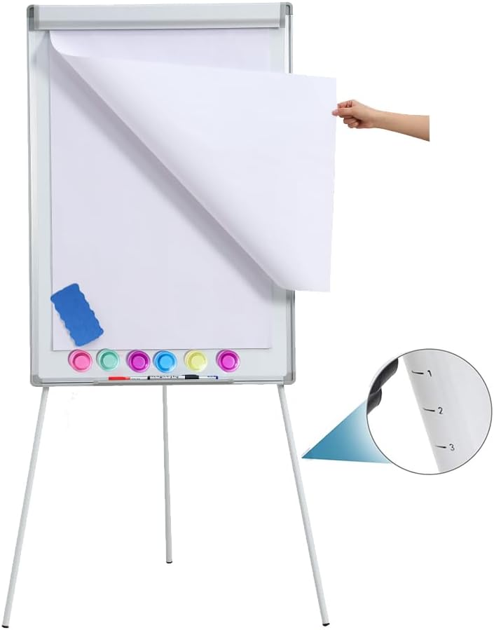 40inx28in Magnetic Dry Erase Board Easel for Office & School