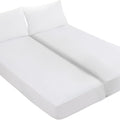Kingnex Waterproof Split King Mattress Protector for Adjustable Beds