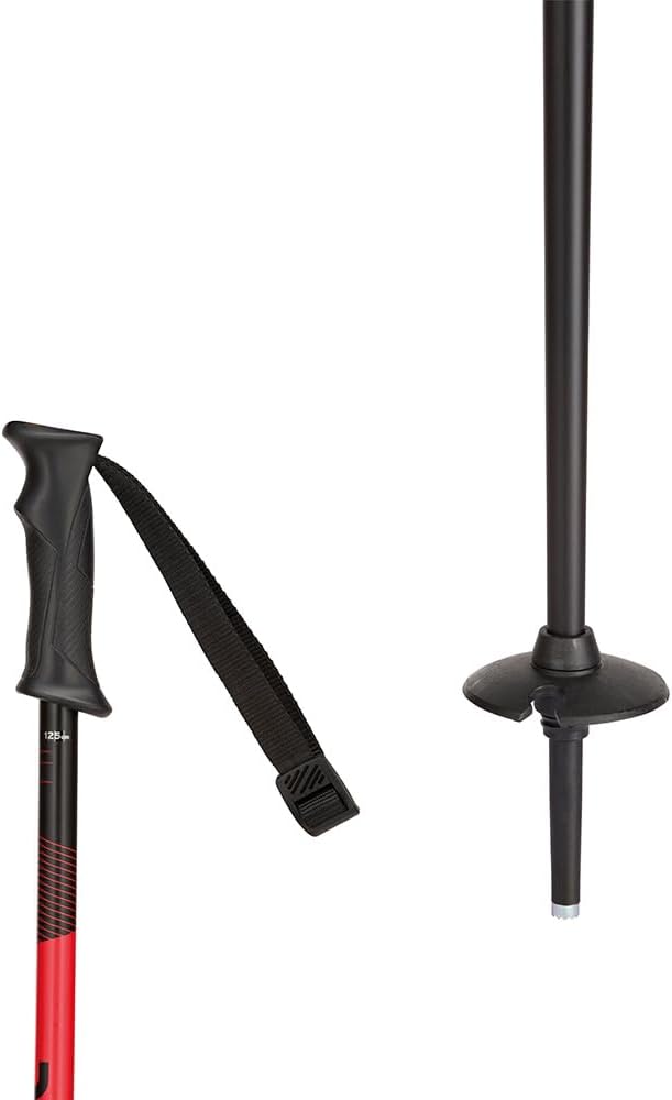Rossignol Tactic/Red Ski Poles - Lightweight 120cm