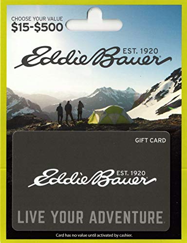 Eddie Bauer Gift Card for Shopping In-Store and Online Use