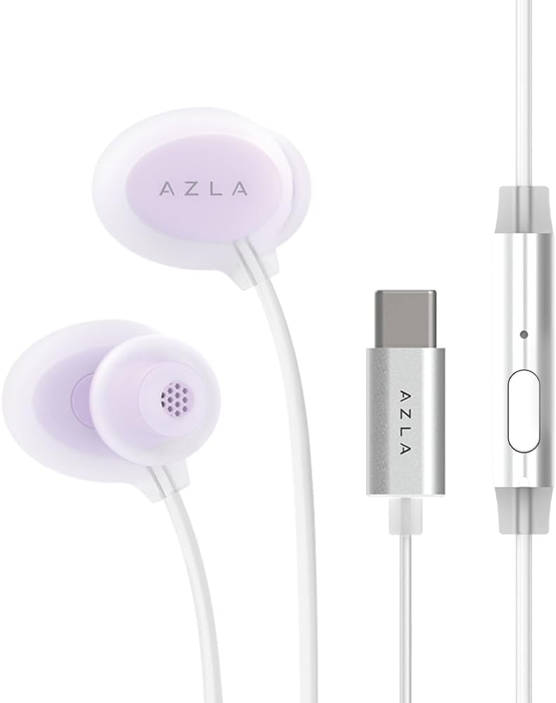 AZLA ASE-600 ASMR Wired Earbuds for Comfortable Listening