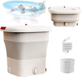 12L Portable Mini Washer - Deep Washing, Rapid Dehydration, Quiet & Energy-Saving - Blue