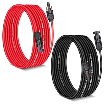 30 Feet Solar Extension Cable 12AWG for Efficient Solar Power