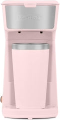 Enjoy Effortless Brewing with Holstein Pink Coffee Maker
