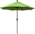 9ft Market Patio Umbrella Non-Fading 10-Year Fabric - Macaw Green