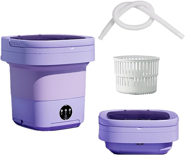 Portable Deep Cleaning Mini Washing Machine - Purple