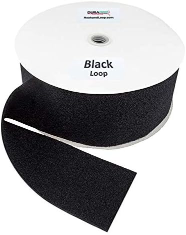 DuraGrip 4 in Black Loop Sew-On for Versatile Applications