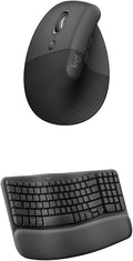 Logitech Wave Keys Wireless Ergonomic Keyboard with Lift Mouse