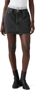 Levi's Women's Icon Skirt - Timeless Mid Rise Denim Skirt