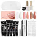 Poly Gel Nail Kit with UV Light Starter Kit - Complete Beginner Set