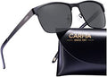 CARFIA Metal Mens Sunglasses Polarized UV400 Protection CA5225