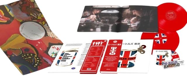 Beatles In Tokyo Red Vinyl Book and Poster for Music Lovers