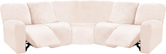 ULTICOR 7-Piece Sectional Recliner Sofa Covers for Comfort
