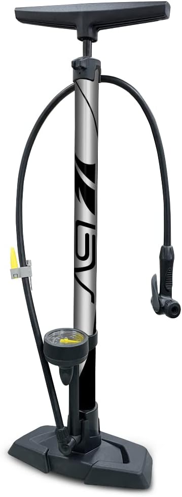 BV Bicycle Pump Durable Bike Floor Pump with Smart Valve Head