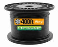 TOYELIU 304 Stainless Steel Black Vinyl Coated Wire Rope 400ft - Guide