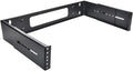 2U Hinged Extendable Wall Mount Bracket - Collapsible Network Rack