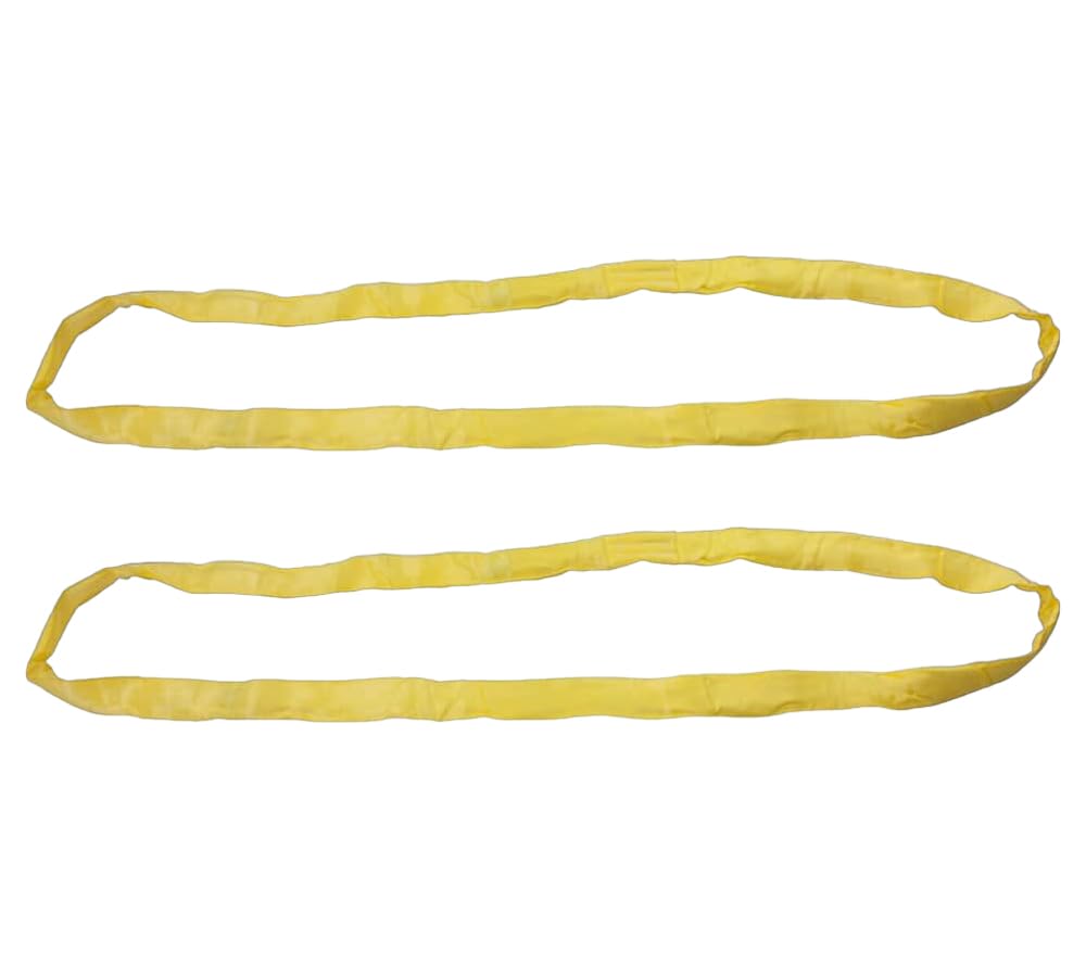 Endless Round Sling 8ft Yellow 8400# VLL Crane Rigging Hoist