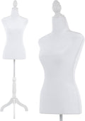 Mannequin Torso Dress Form Adjustable 50-63 in - Lightweight Display