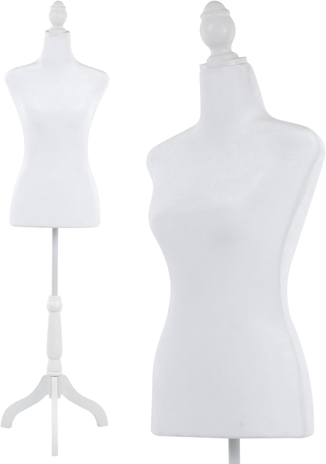Height Adjustable Female Mannequin Torso for Clothing Display
