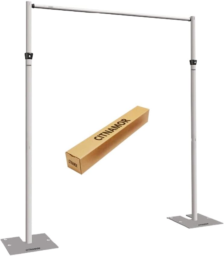 Pipe and Drape Adjustable Uprights for Events and Backdrops