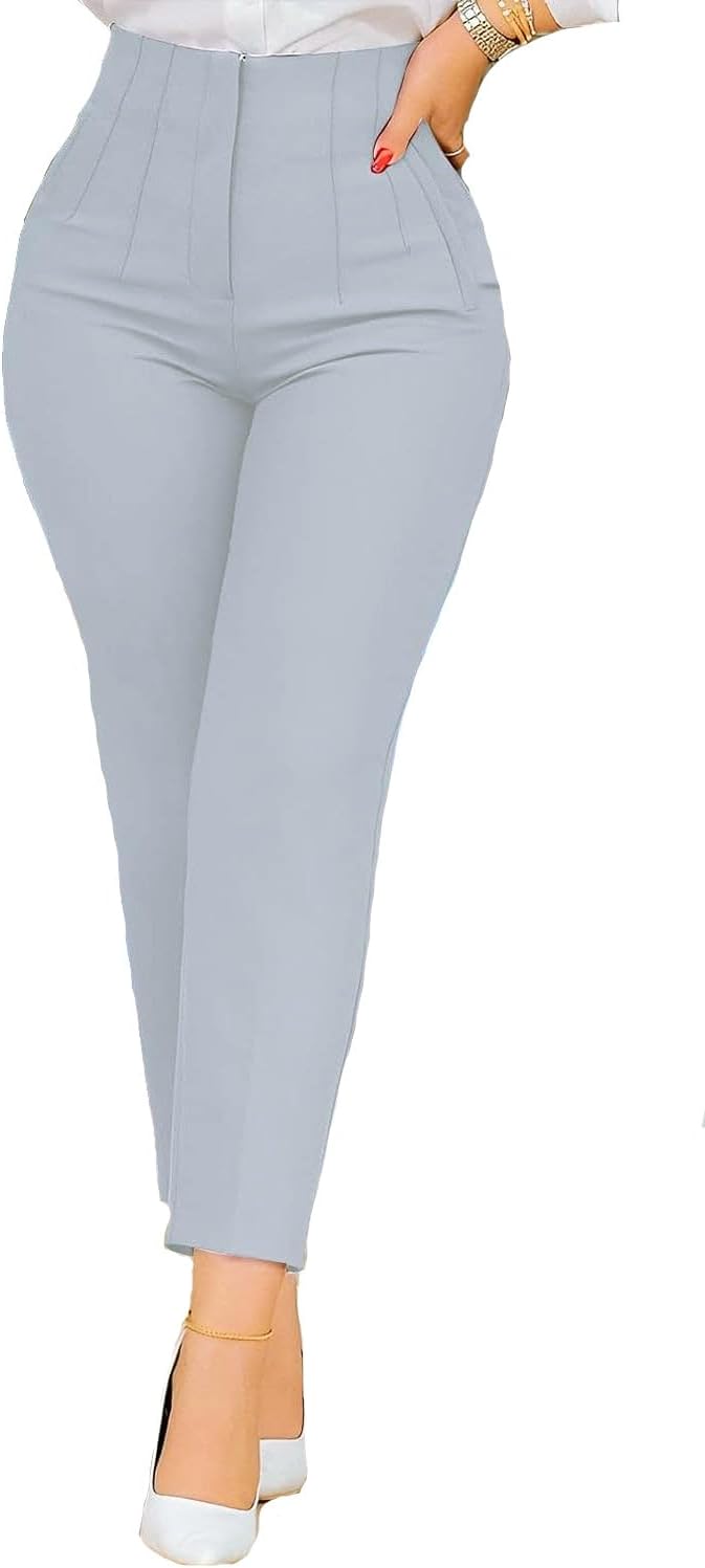 Womens Stretchy Dress Pants for Business and Casual Wear