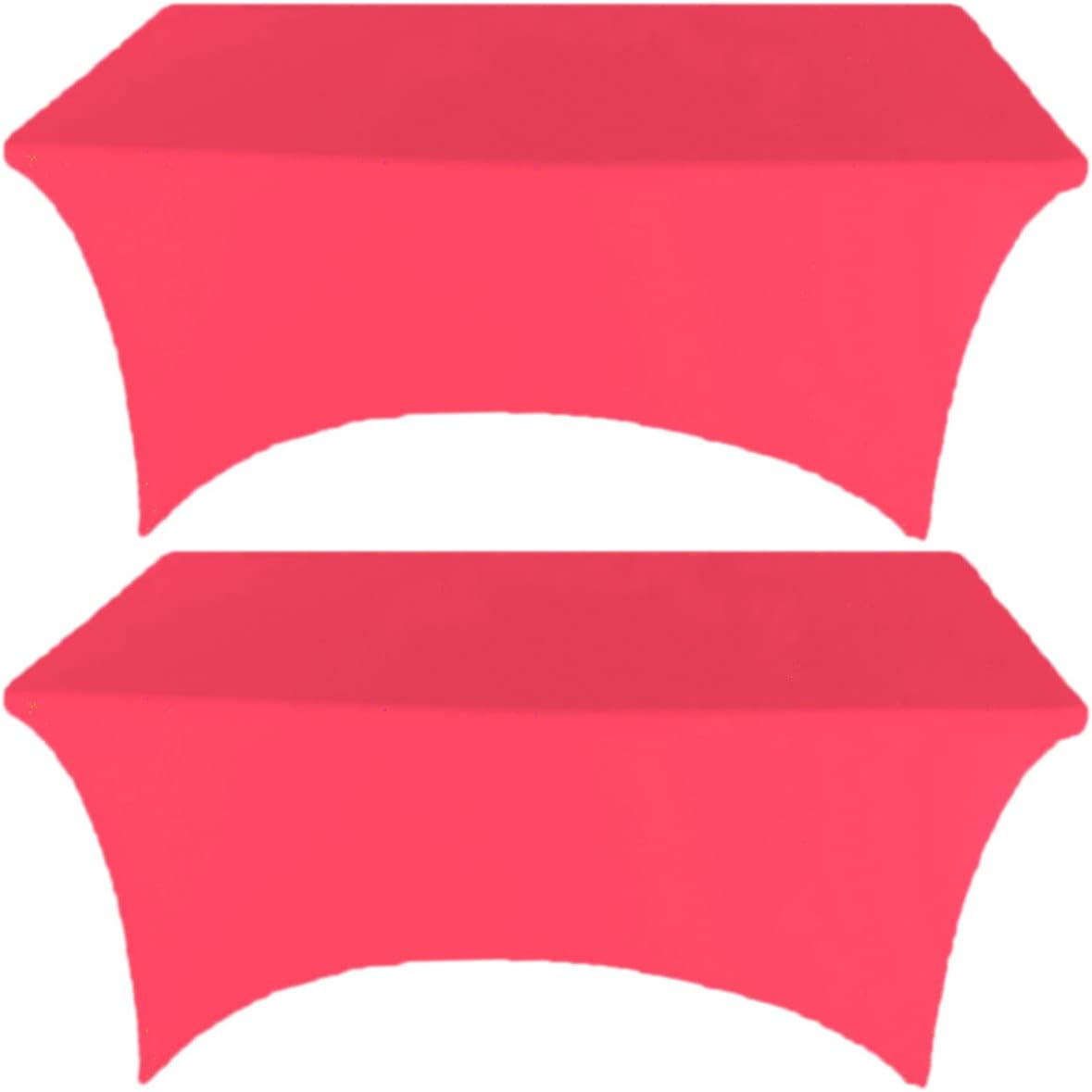 8FT Fuchsia Spandex Tablecloth for Events and Weddings