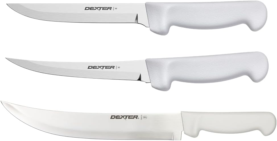 Dexter Russell 3 Piece Knife Combo Set for Butchers and Chefs
