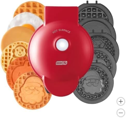 Compact Waffle Maker with Storage Case