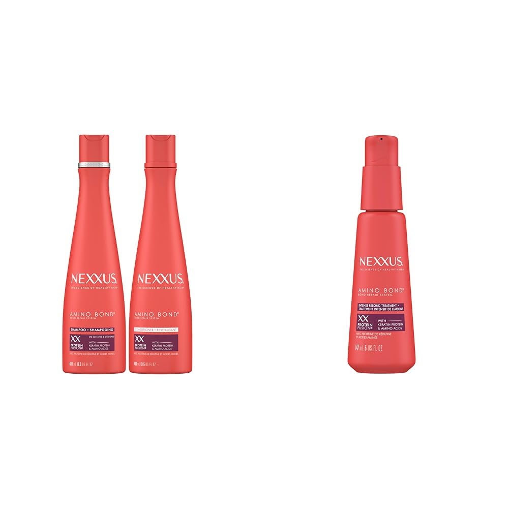 Nexxus Amino Bond Shampoo Conditioner & Treatment Review