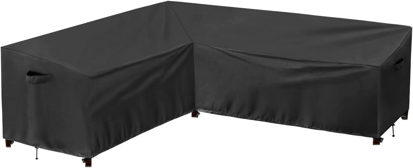 PureFit Outdoor Sectional Sofa Cover for L Shaped Patio Furniture