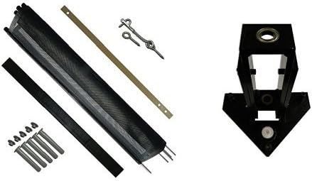 Pool Fence DIY 72-Foot Black Barrier Fence for Child Safety